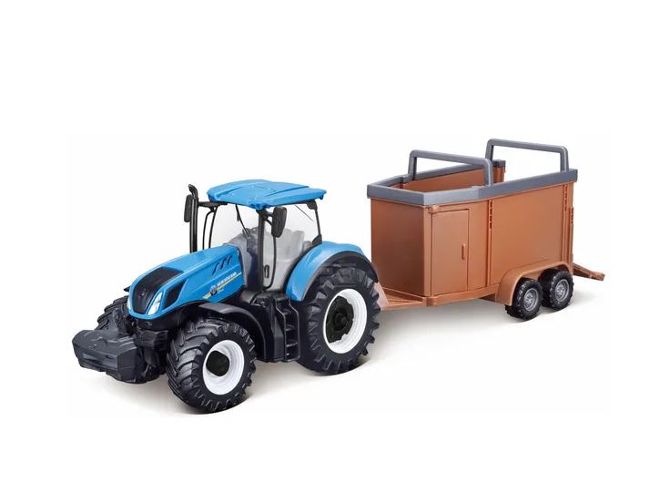 New Holland Spiel-Traktor T7.315 mit Viehanhänger